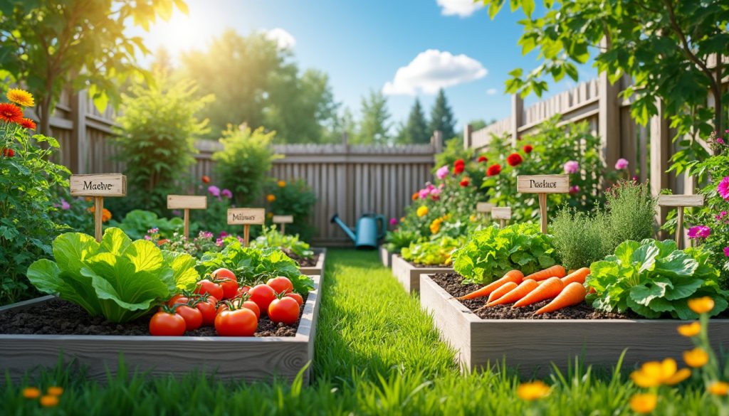 découvrez des conseils pratiques pour aménager un potager dans votre jardin et maximiser votre récolte. que vous soyez débutant ou amateur, apprenez à choisir les bonnes plantes, optimiser l'espace et entretenir votre potager pour une récolte abondante.