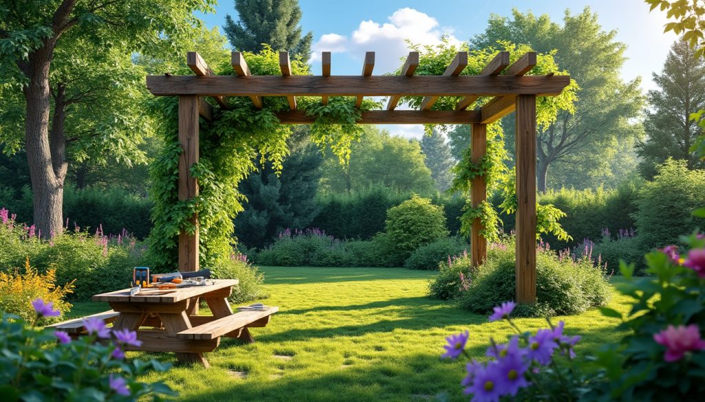 découvrez comment fabriquer une pergola végétale facilement avec nos conseils pratiques et étapes simples. transformez votre jardin en un espace marin en verdure tout en ajoutant une touche esthétique à votre extérieur.